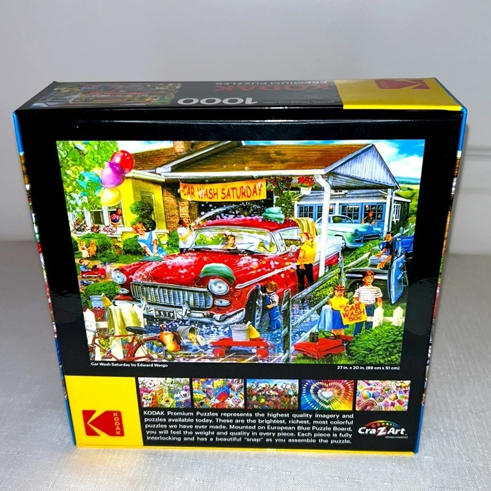 1,000 Piece Kodak Car Wash Saturday Puzzle